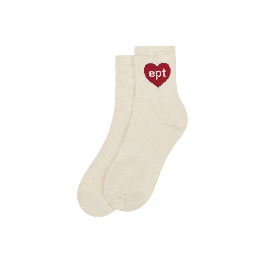 EP4SW3SO00001333 EPT Heart Socks Ivory