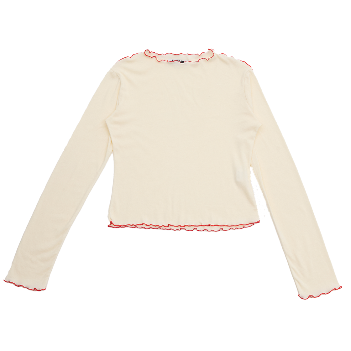 Edge-Point Longsleeve Ts Pale Yellow YOUNGOH Edge-Point Longsleeve Ts Pale Yellow