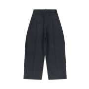 Sage Nation Box Pleat Trouser Black