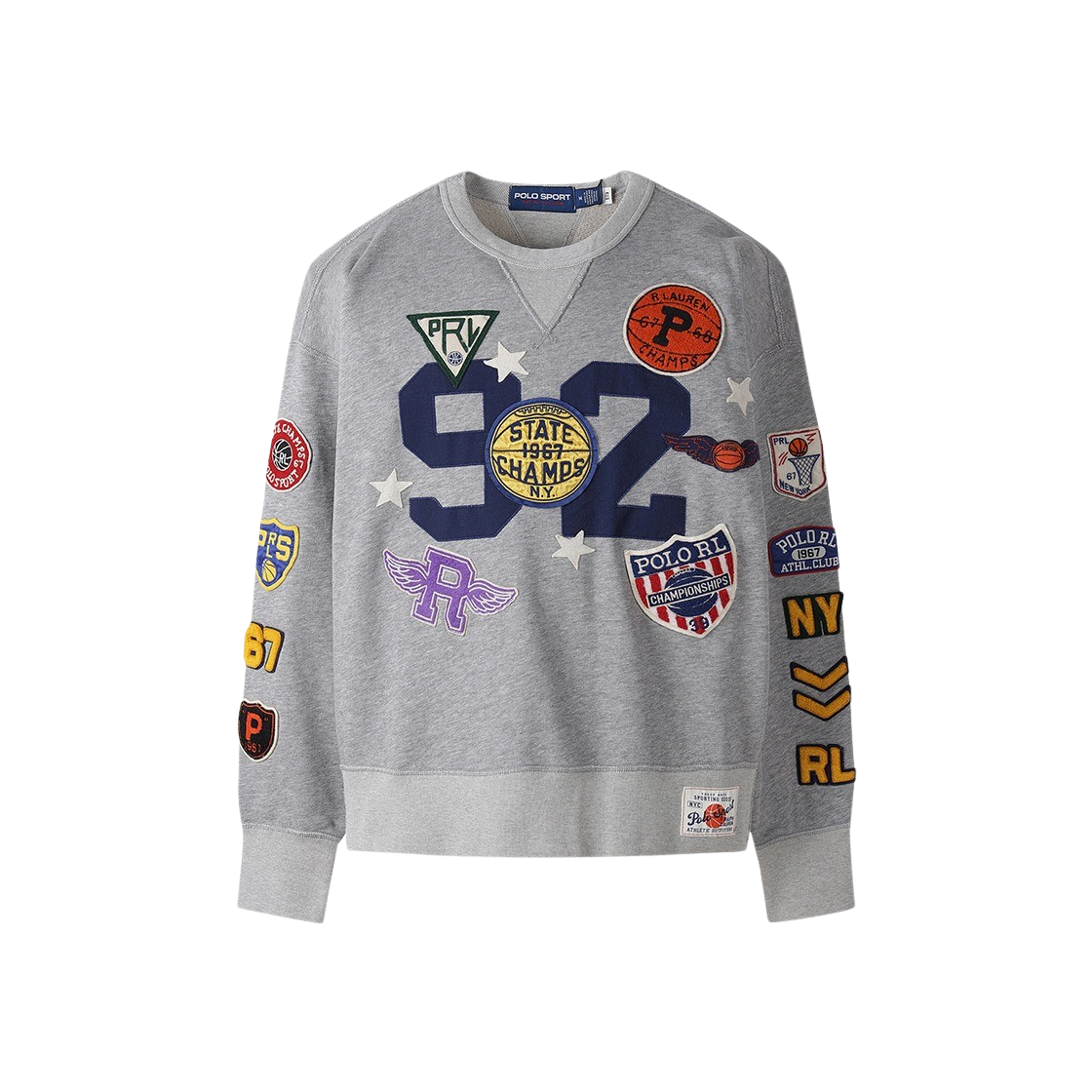 [30%적립] 폴로 랄프 로렌 빈티지핏 플리스 그래픽 스웨트셔츠 앤도버 헤더 - 24FW([30%적립] Polo Ralph Lauren Vintage Fit Fleece Graphic Sweatshirt Andover Heather - 24FW)