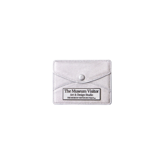 【THE MUSEUM VISITOR】 L LOGO CARD WALLET (BLACK) METAL LOGO CARD WALLET (BLACK) : THE MUSEUM VISITOR