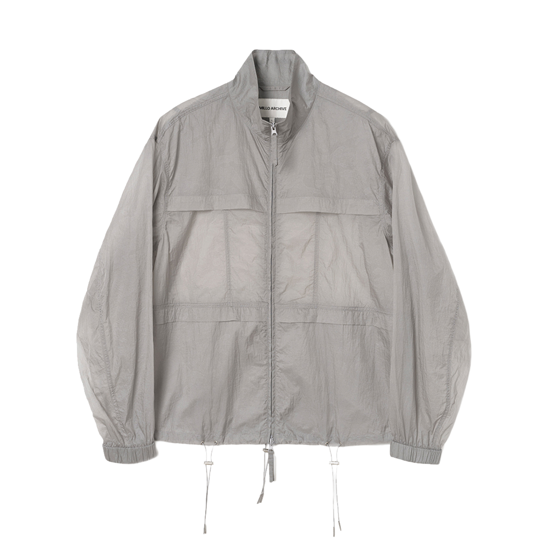 ML449LGR Millo Archive Shining Supplement Jacket Light Gray