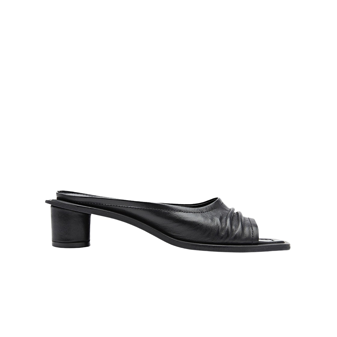 아포아 플리 스퀘어 뮬 블랙(APOA Pli Square Mule Black)