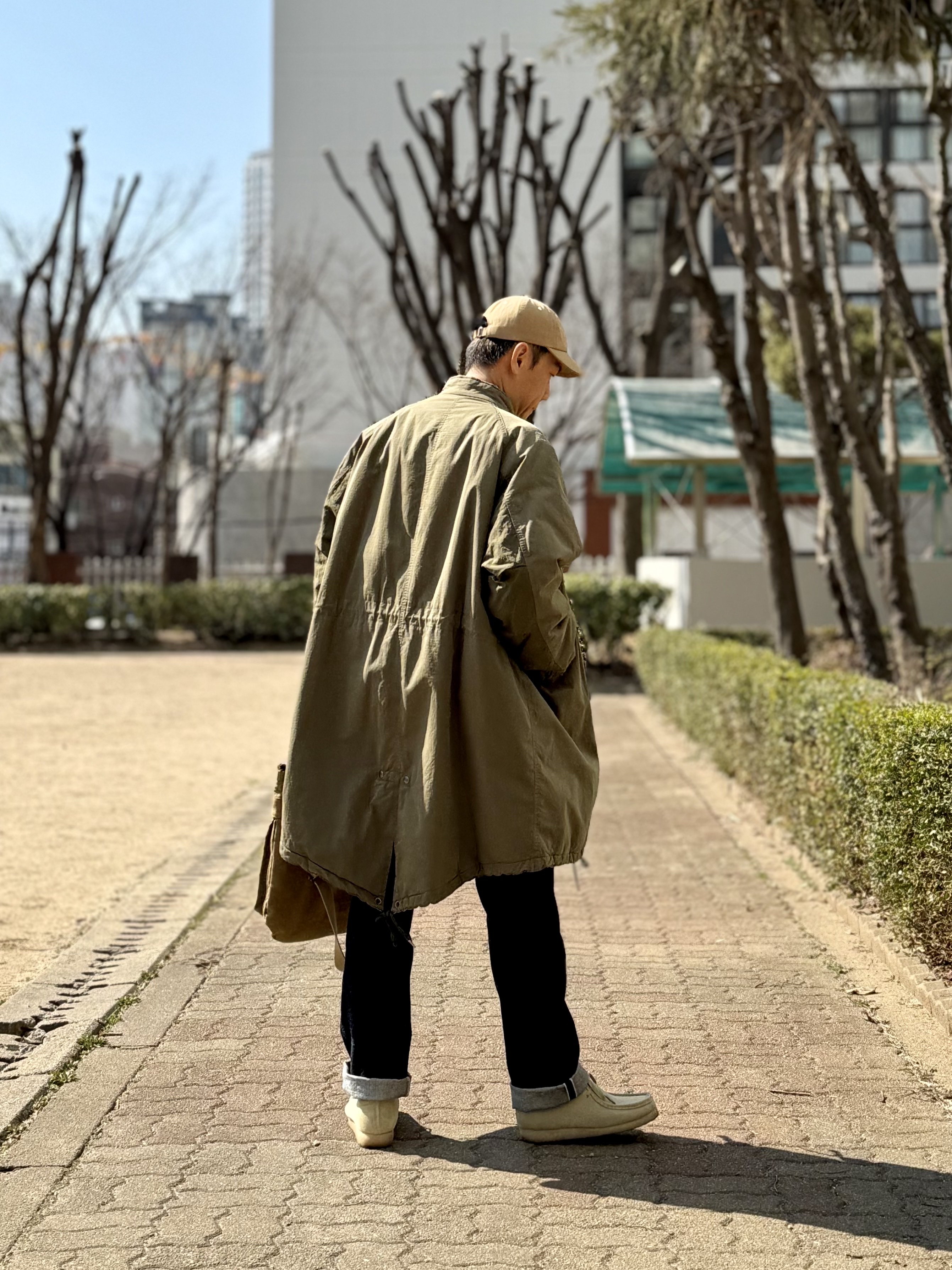 Fullcount 1101W Straight Denim One Wash Indigo Blue, Toys McCoy Helmet Bag Grossglain Khaki 착용 스타일 - 5