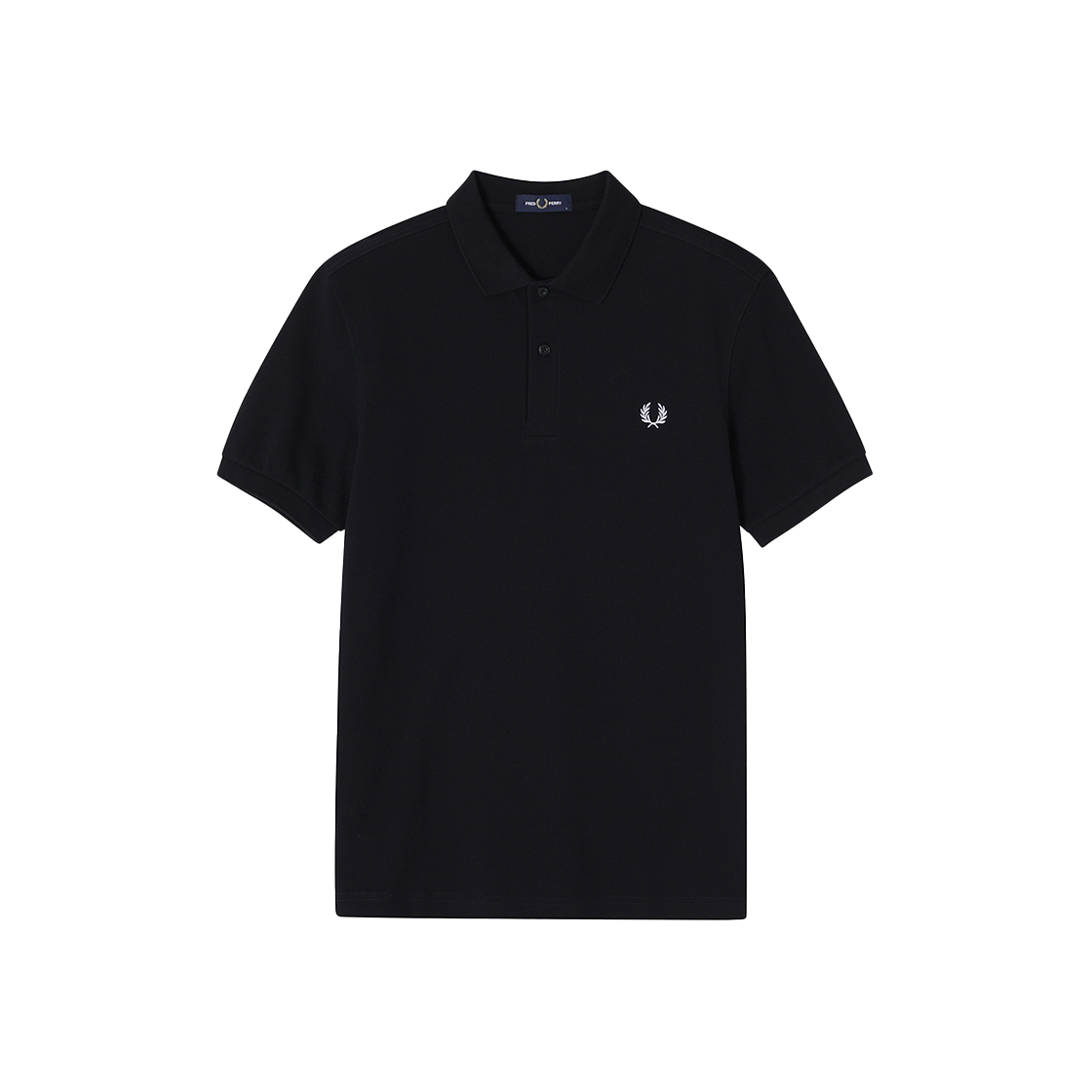 프레드페리 플레인 프레드페리 셔츠 블랙/화이트