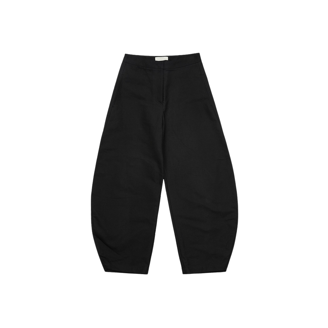 KW4DPALAM17BK Amomento Women Curved Leg Pants Black - 24FW