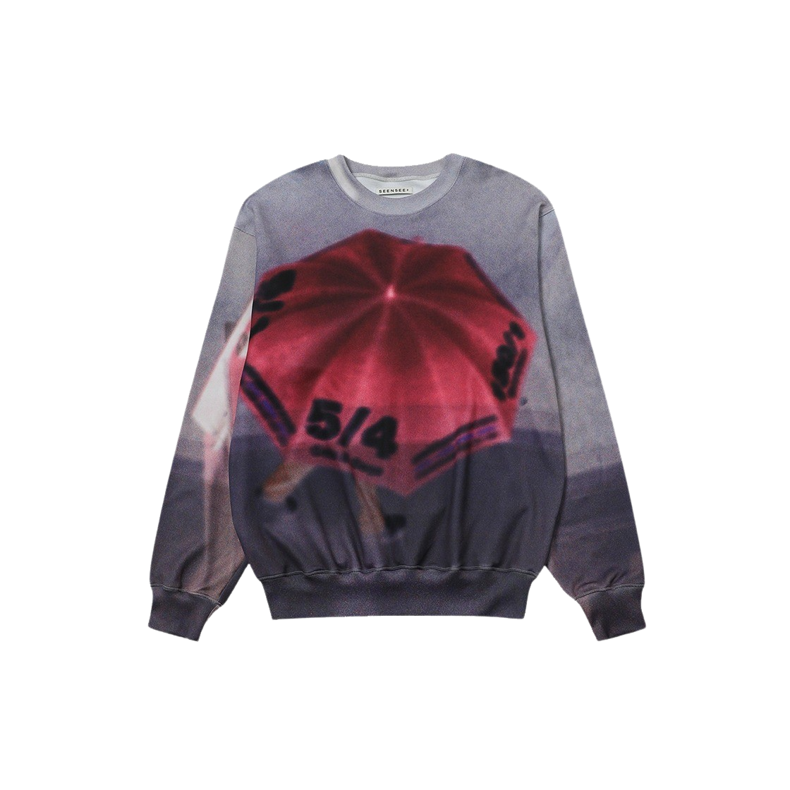 씬 우먼 엄브렐라 니트 스웻셔츠 버건디(SEEN Women Umbrella Knit Sweatshirts Burgundy)