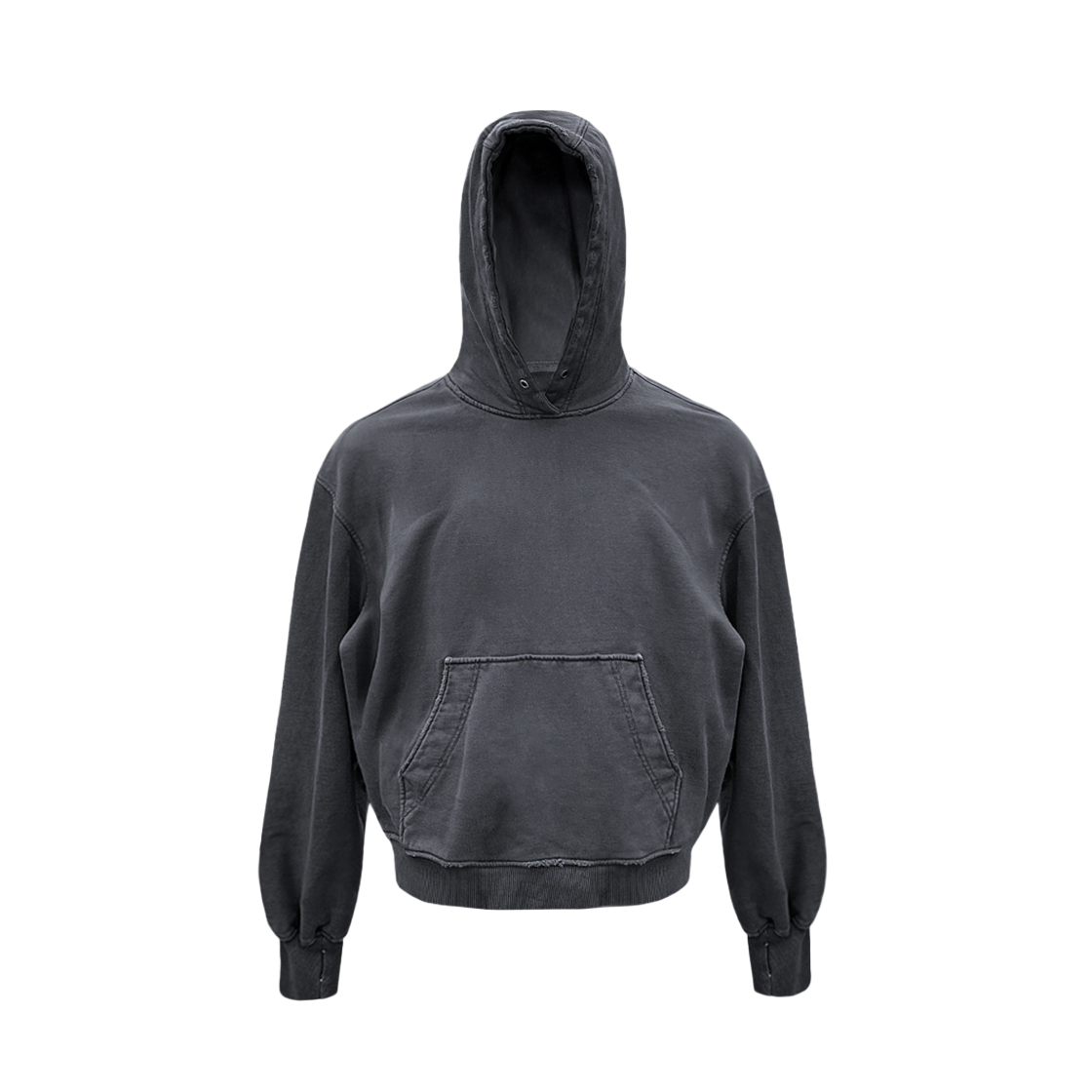 BLR2D08HD03 [KREAM 단독] BLR Vintage Garment Dyeing Hoodie Black - 대표 이미지 #1