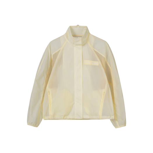 韓国商品/OVERDUEFLAIR INCISION NYLON BLOUSON JUMPER INCISION NYLON BLOUSON JUMPER_BUTTER/BEIGE - overdue flair
