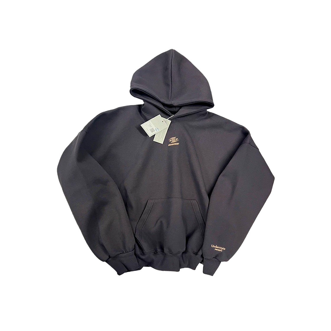 【Undermycar】Anti Fxxking Logo Play High Neck Cotton Zip-up 언더마이카 무.12 안티 Fxxking 로고 플레이 오버사이즈 본디드