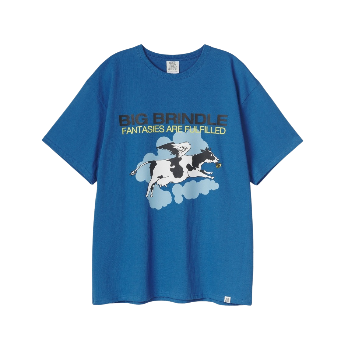 VH2DMUT510ABL Thevinylhouse Big Brindle T-Shirt Blue - 대표 이미지 #1