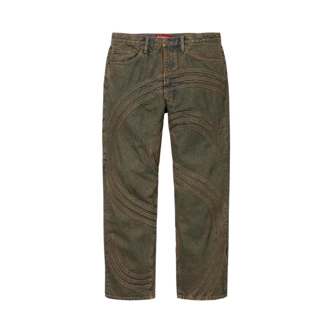 KM4APADSP65DB Supreme S Logo Loose Fit Jean Dirty