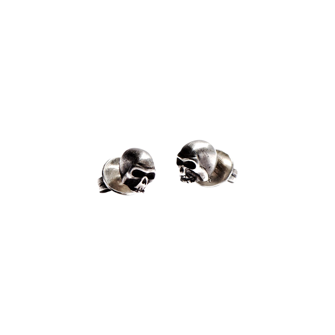 KM4DJEEWM17SV Werkstatt:Munchen Studs Skull Sterling Silver - 24FW