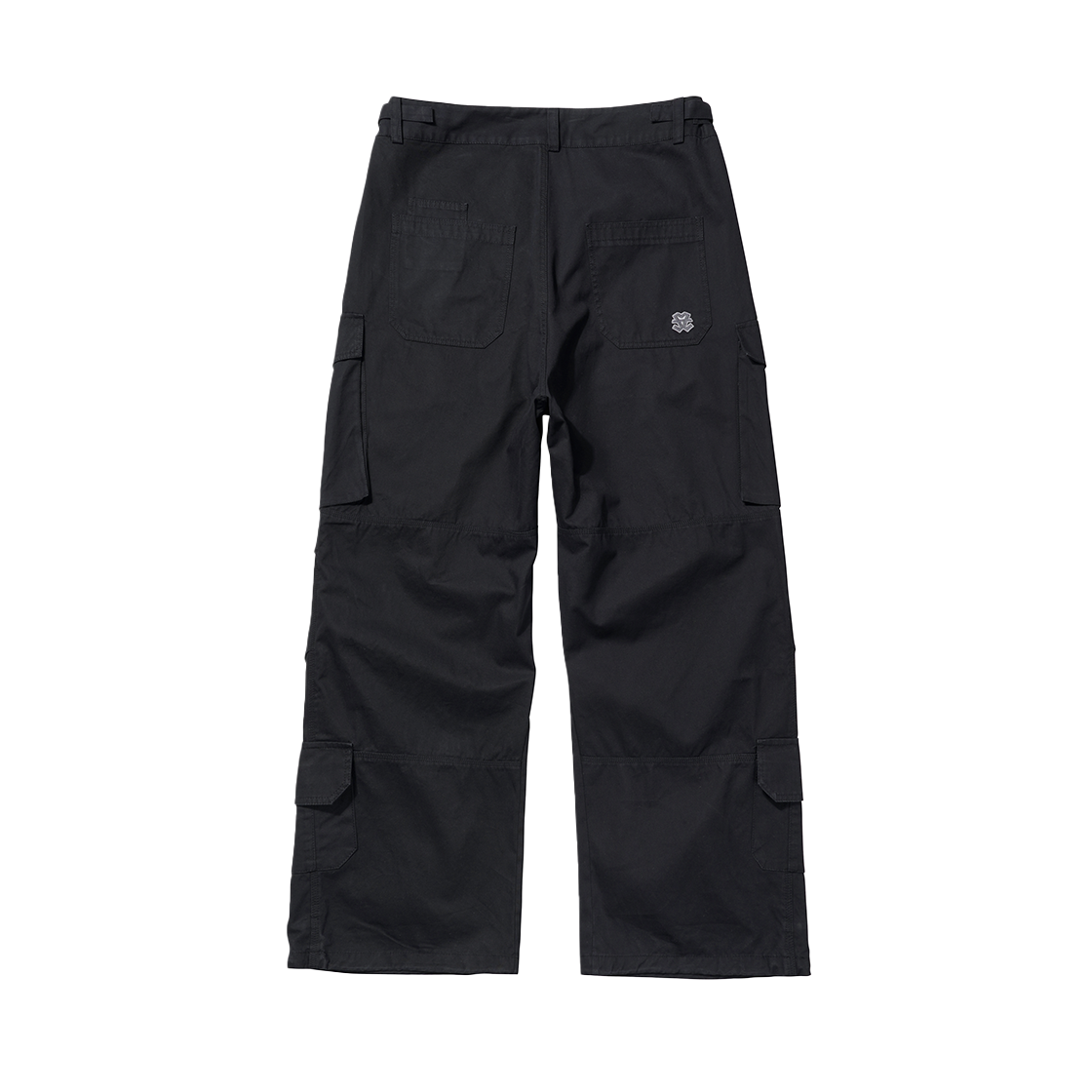 TP0064 Flavorism VTG Washed Cargo Pants Black - #2