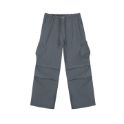 Art of Field Egg Pocket Parachute Pants Dusty Blue