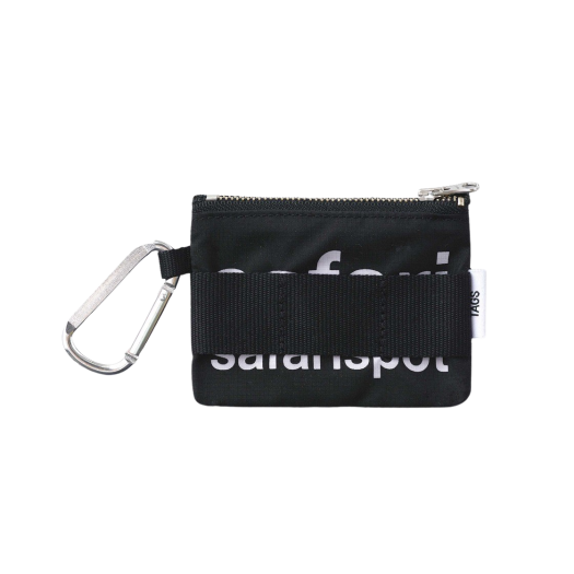 saf00140 Safarispot Basic Safari Keyring Card Wallet Black
