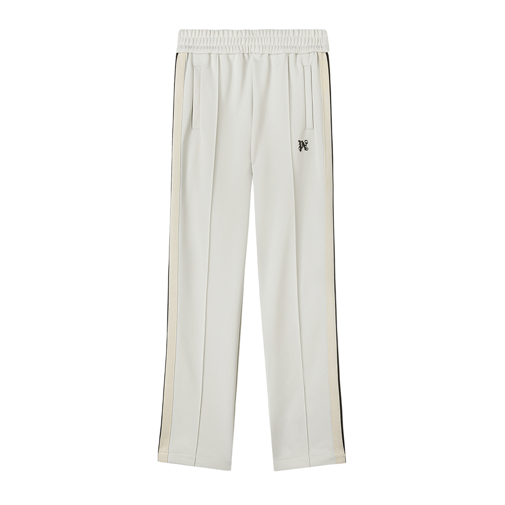 P4QMPA292 Palm Angels Monogram Track Pants Light Grey