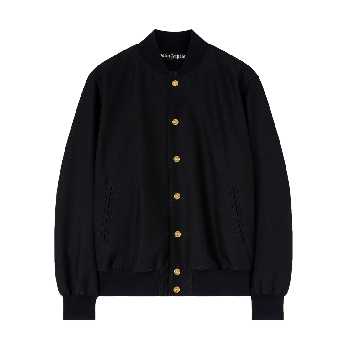 P5BMMA239 Palm Angels Seasonal Logo Varsity Navy