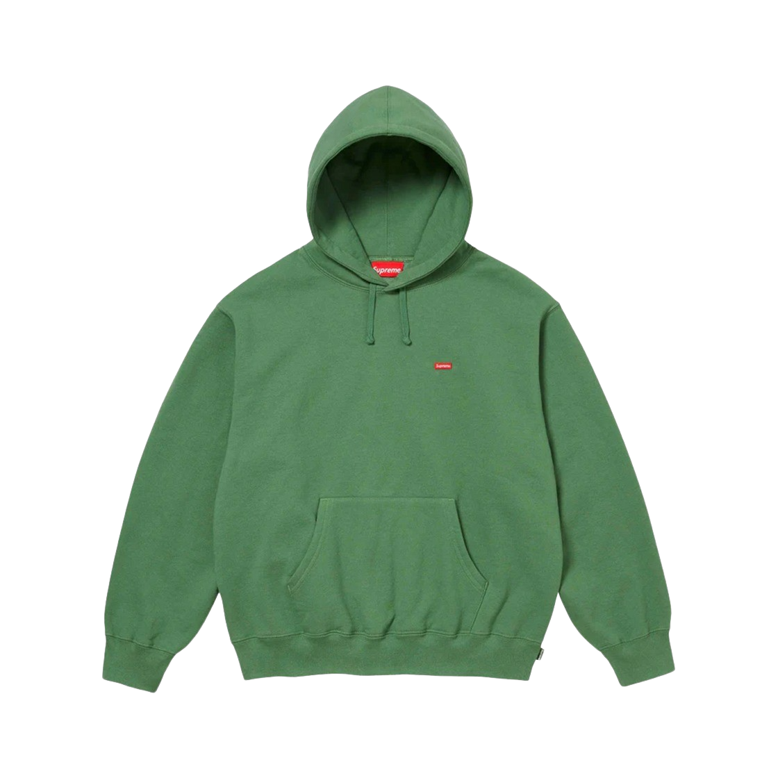슈프림 스몰 박스 후드 스웨트셔츠 더스티 그린 - 24SS