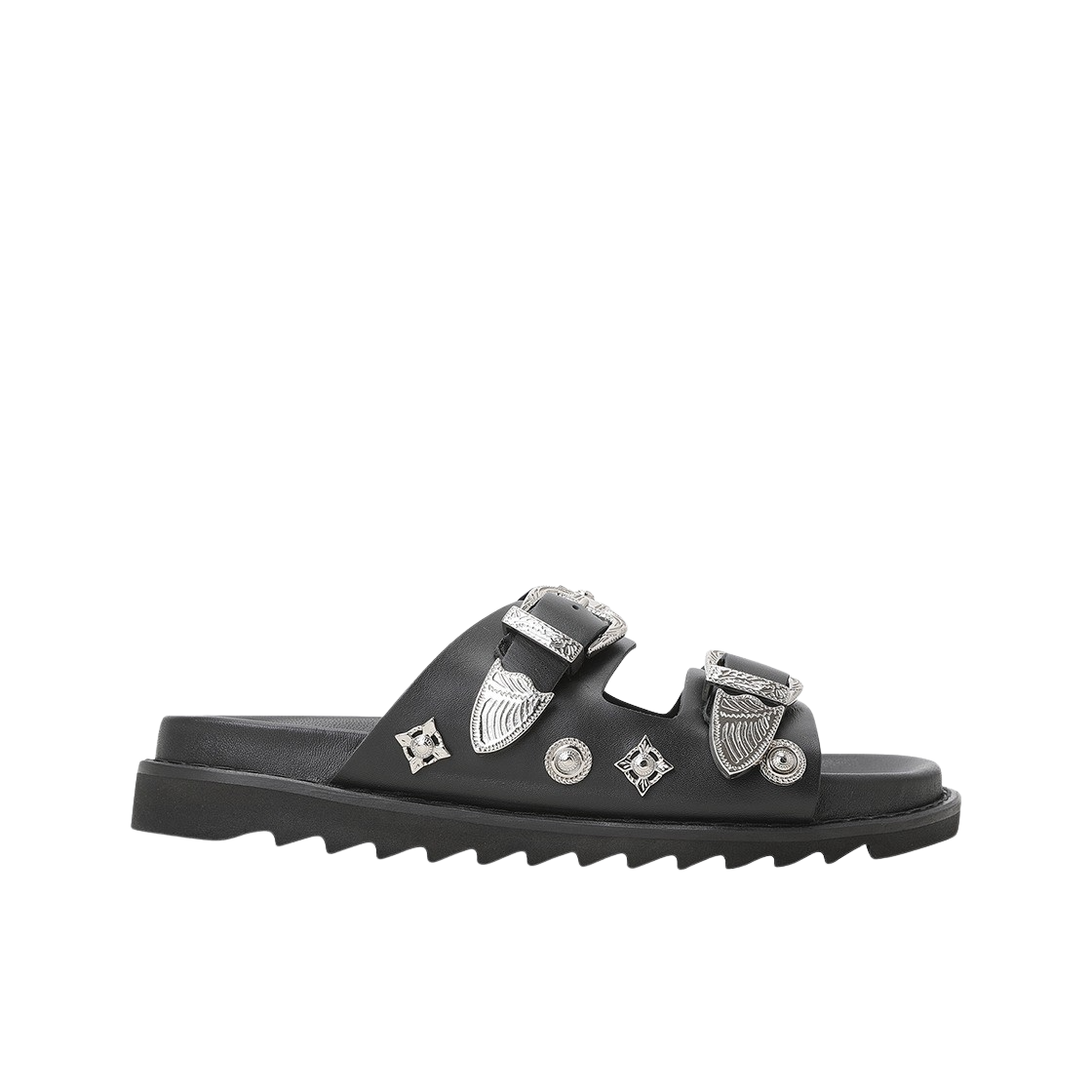 KW4BSOSTP02BK Toga Pulla Women AJ844 Leather Black