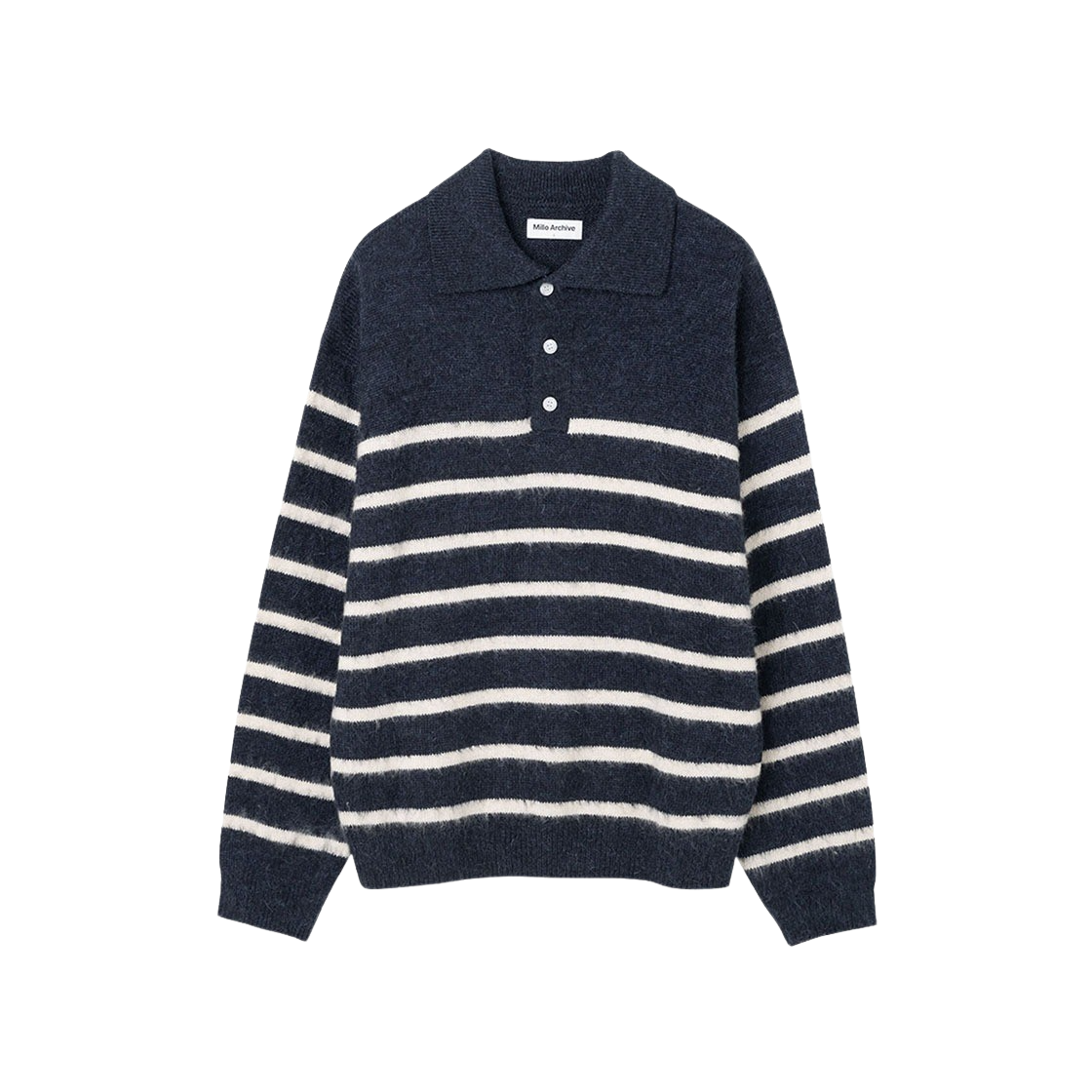 밀로 아카이브 뉴 토마스 모헤어 니트 네이비