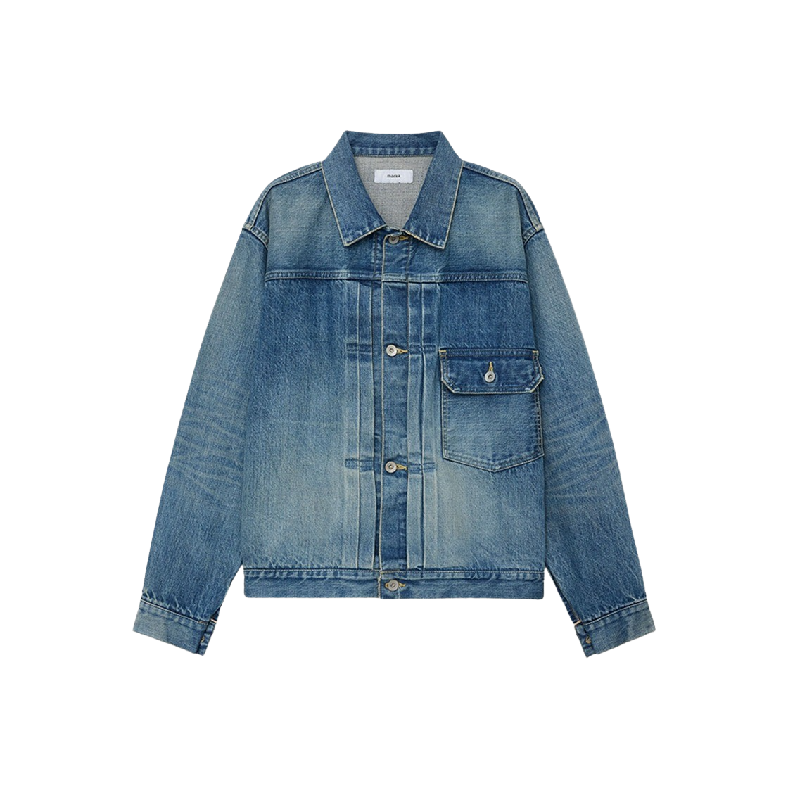 마카 뉴 타입1 데님 자켓 유즈드 워시드 - 24FW(Marka New Type1 Denim Jacket Used Washed - 24FW)