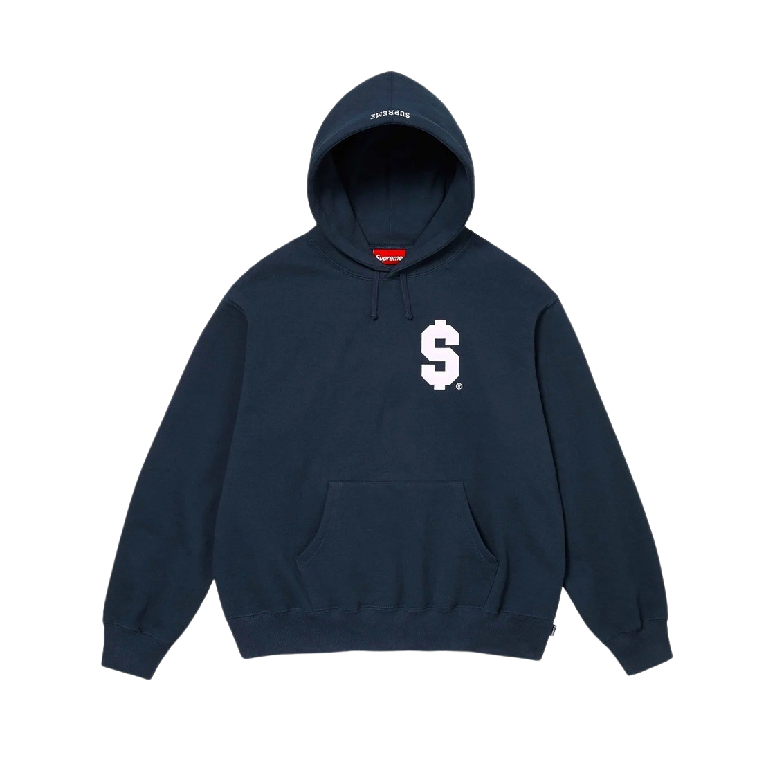 KM4ATSHSP75NY Supreme $ Hooded Sweatshirt Navy