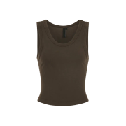 Entire Studios Women Cropped Tank Brunette - 24FW