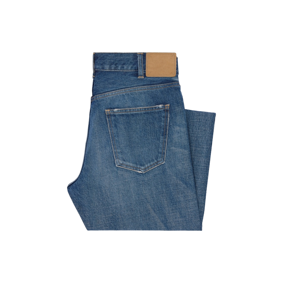 (W) 셀린느 데님 폴리 진 다크 유니온 워시((W) Celine Polly Jeans in Denim Dark Union Wash) - 2