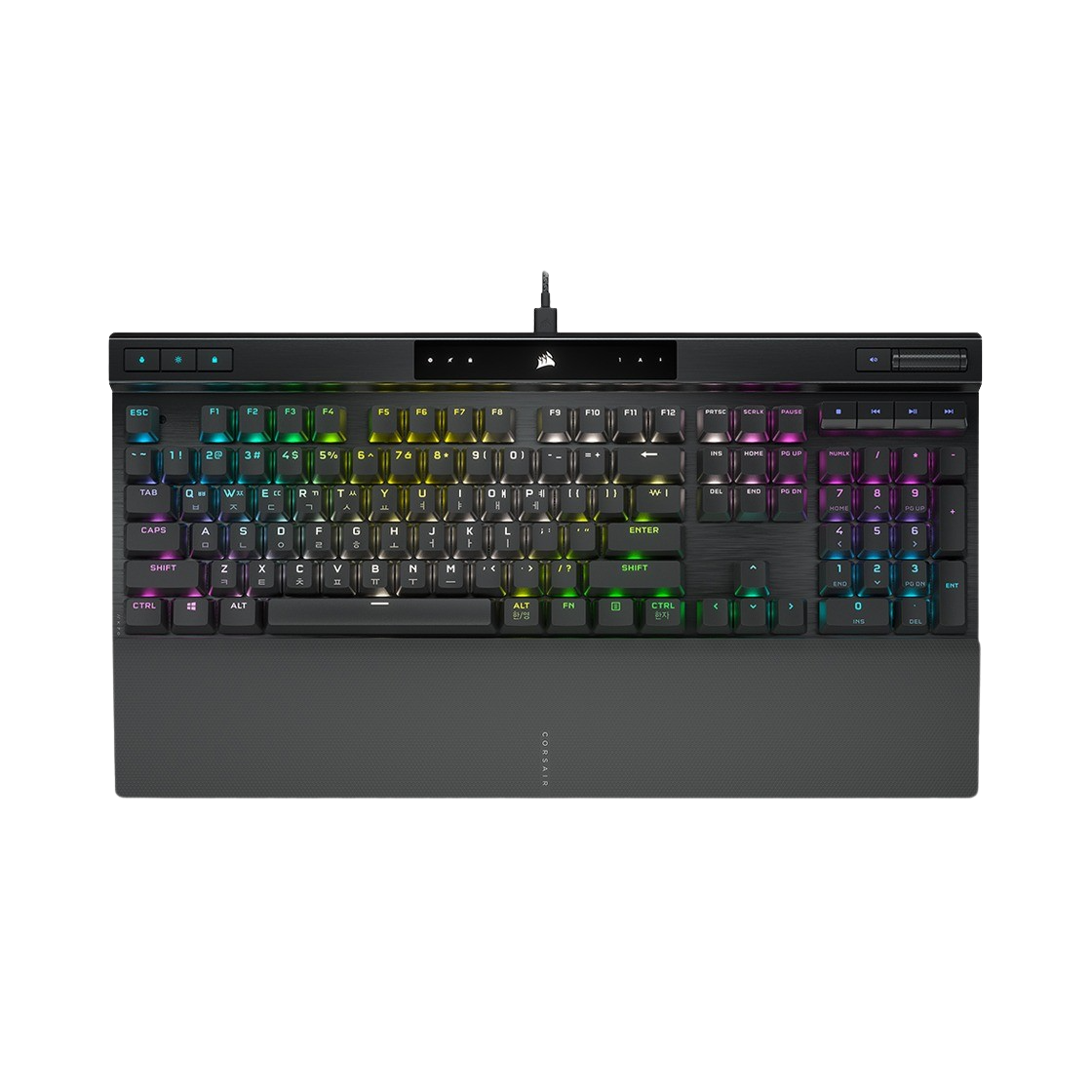 커세어 K70 RGB 프로 게이밍 기계식 적축 키보드(Corsair K70 RGB Pro Gaming Mechanical Keyboard Red)
