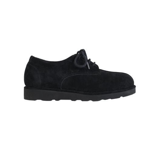 PL4ESO1101B0 Polyteru Center Cut Shoes Shearling Black