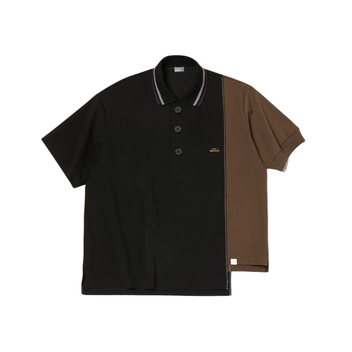 컬러비콘 24SS 폴로 셔츠 블랙(Kolor Beacon 24SS Polo Shirt Black)