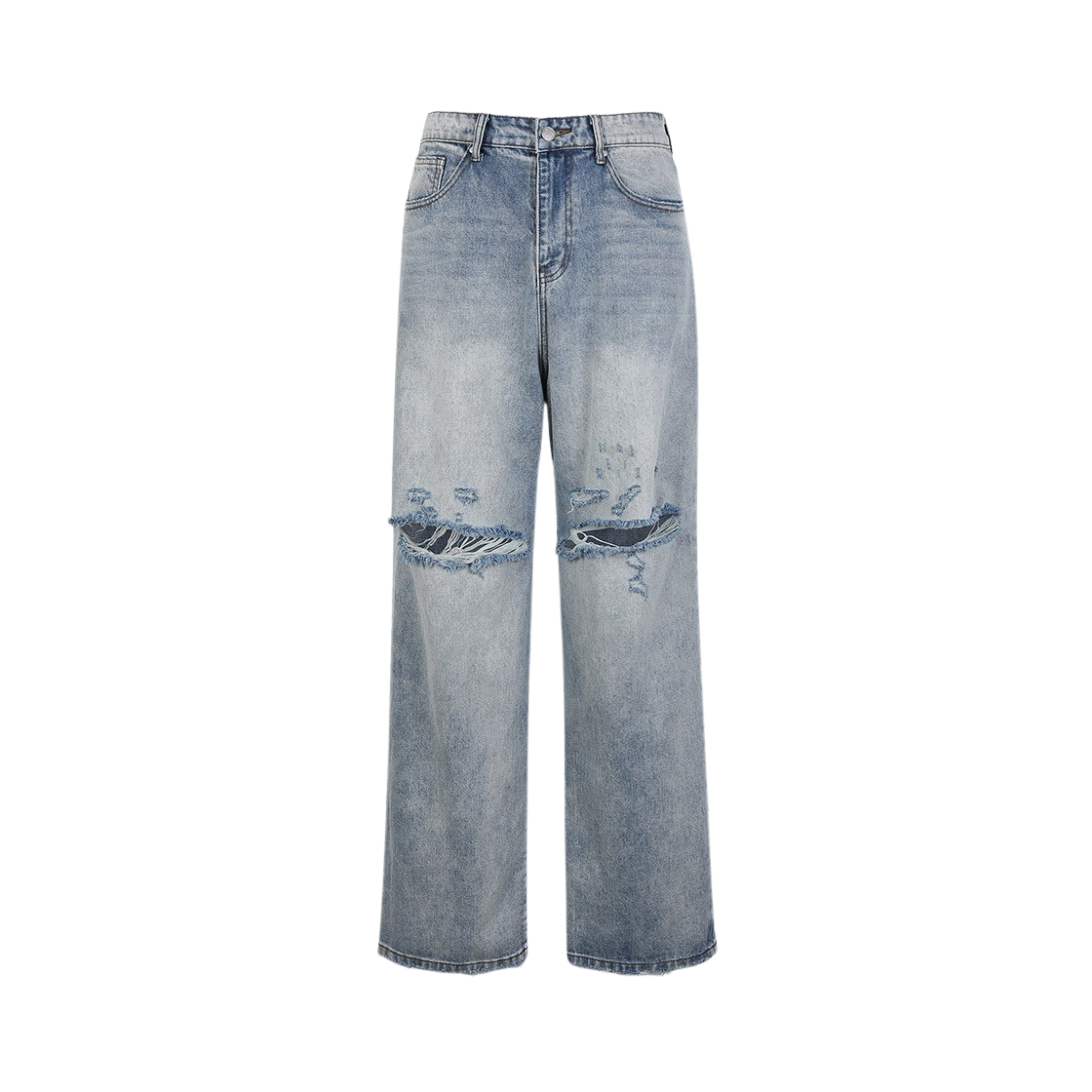 KM4APADBG10BL [KREAM 단독] Basketcase Lax Distressed Baggies Light Blue