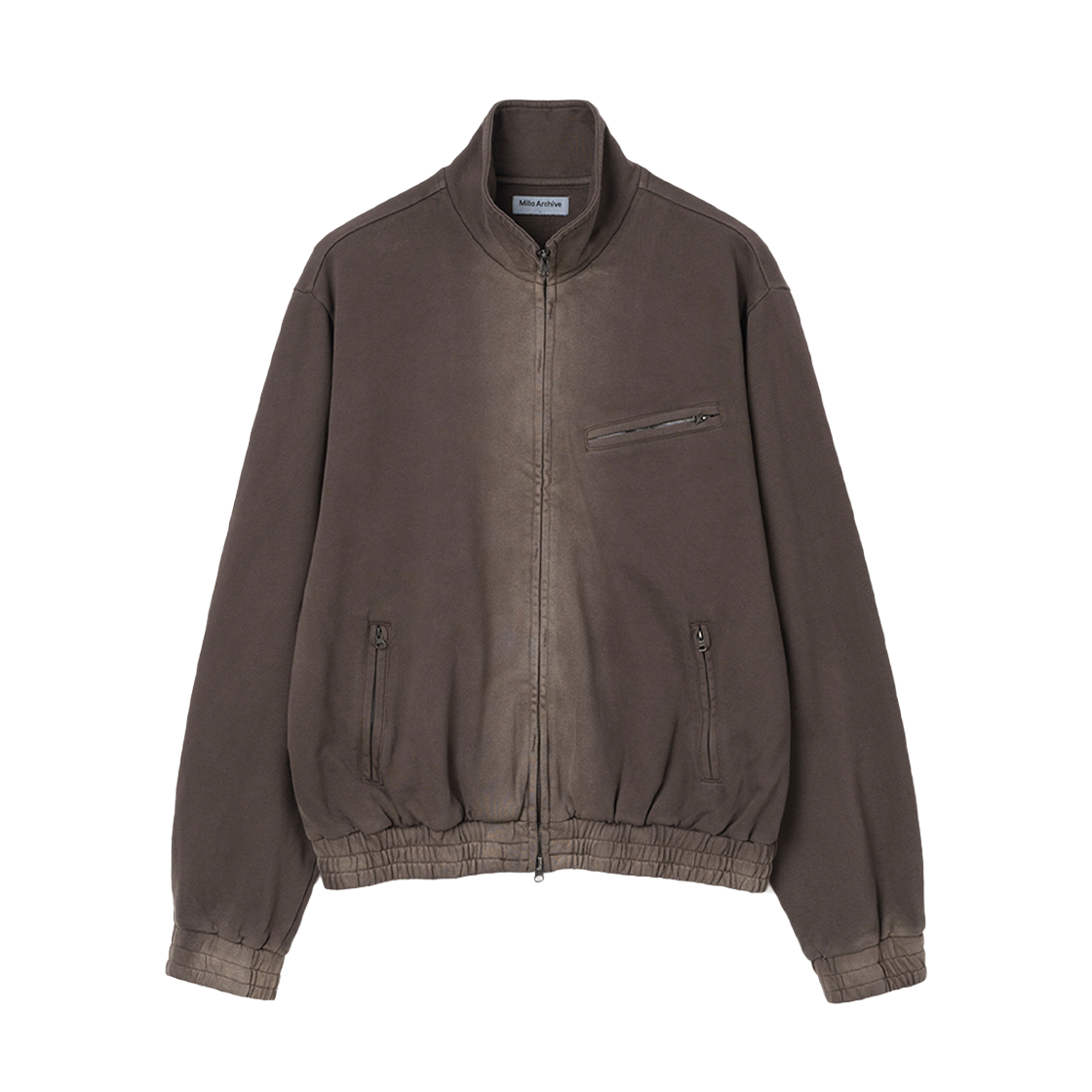 밀로 아카이브 크레이들 스웻 자켓 워시드 브라운