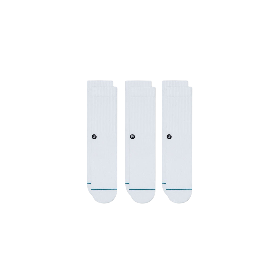 STC-M556D18ICP-WHT STANCE Icon Crew 3 Pack White - 대표 이미지 #1
