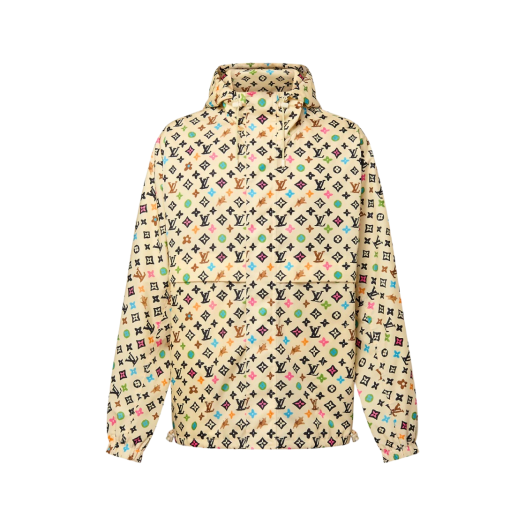 Louis Vuitton Printed Monogram Windbreaker Vanilla