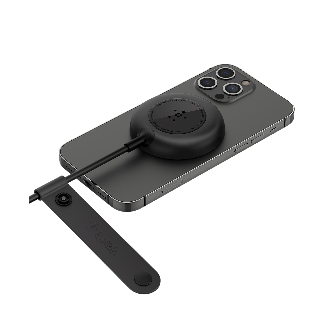 벨킨 맥세이프 마그네틱 무선 충전 패드 WIA005bt 블랙