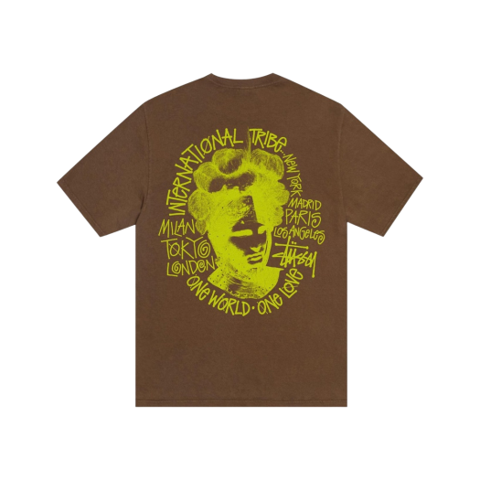 Stussy Camelot Pigment Dyed T-Shirt Brown