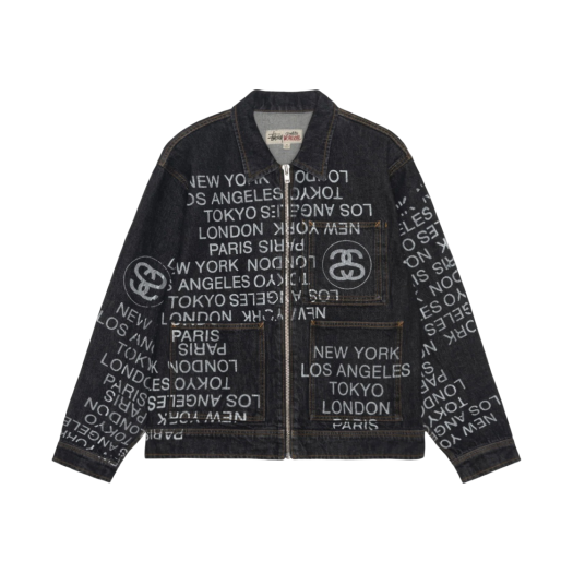 스투시 x 데님 티어스 캔버스 자켓 블루 | Stussy | KREAM