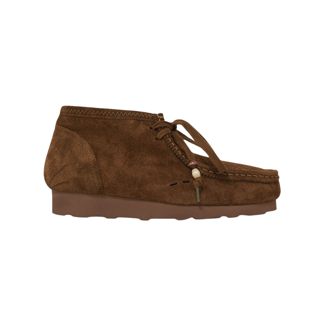 [프리오더] 폴리테루 왈라비 슈즈 미드 딥 브라운([프리오더] Polyteru Wallabee Shoes Mid Deep Brown)