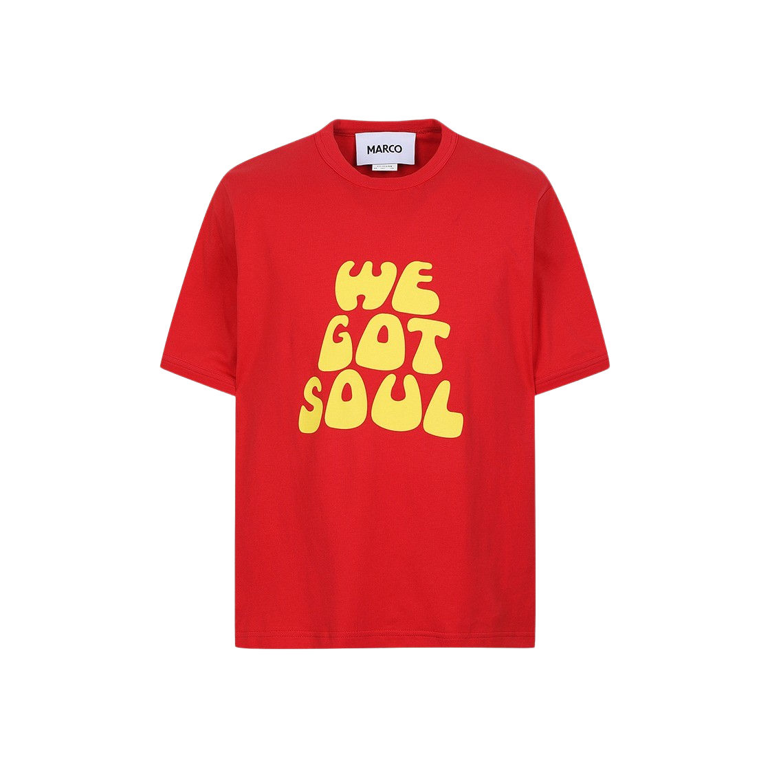 KM4BTSSMA06RD MARCO We Got Soul T-Shirt Red