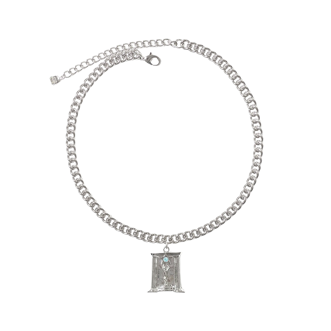 미디어(82) x 힙노타이즈 호프 넥클리스 아쿠아마린(MEDIA(82) x HYPNOTIZE Hope Necklace Aquamarine)