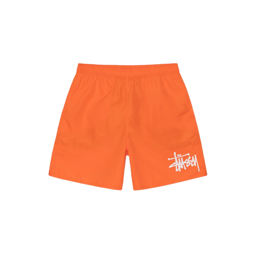 Stussy Big Basic Water Shorts Bright Orange