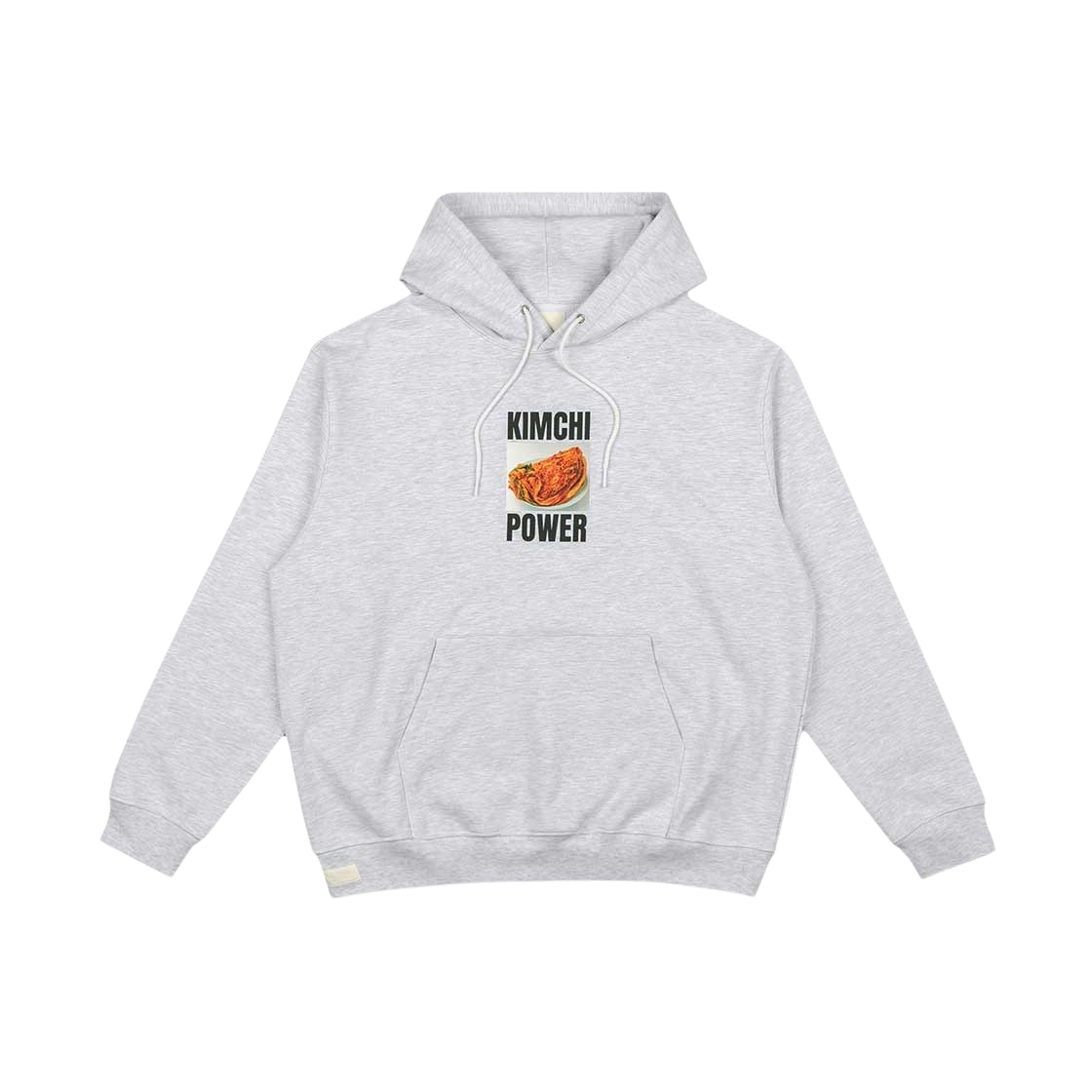KA23FMHDGR KASINA x WJW Kimchi Power Hoodie Heather Grey - 대표 이미지 #1