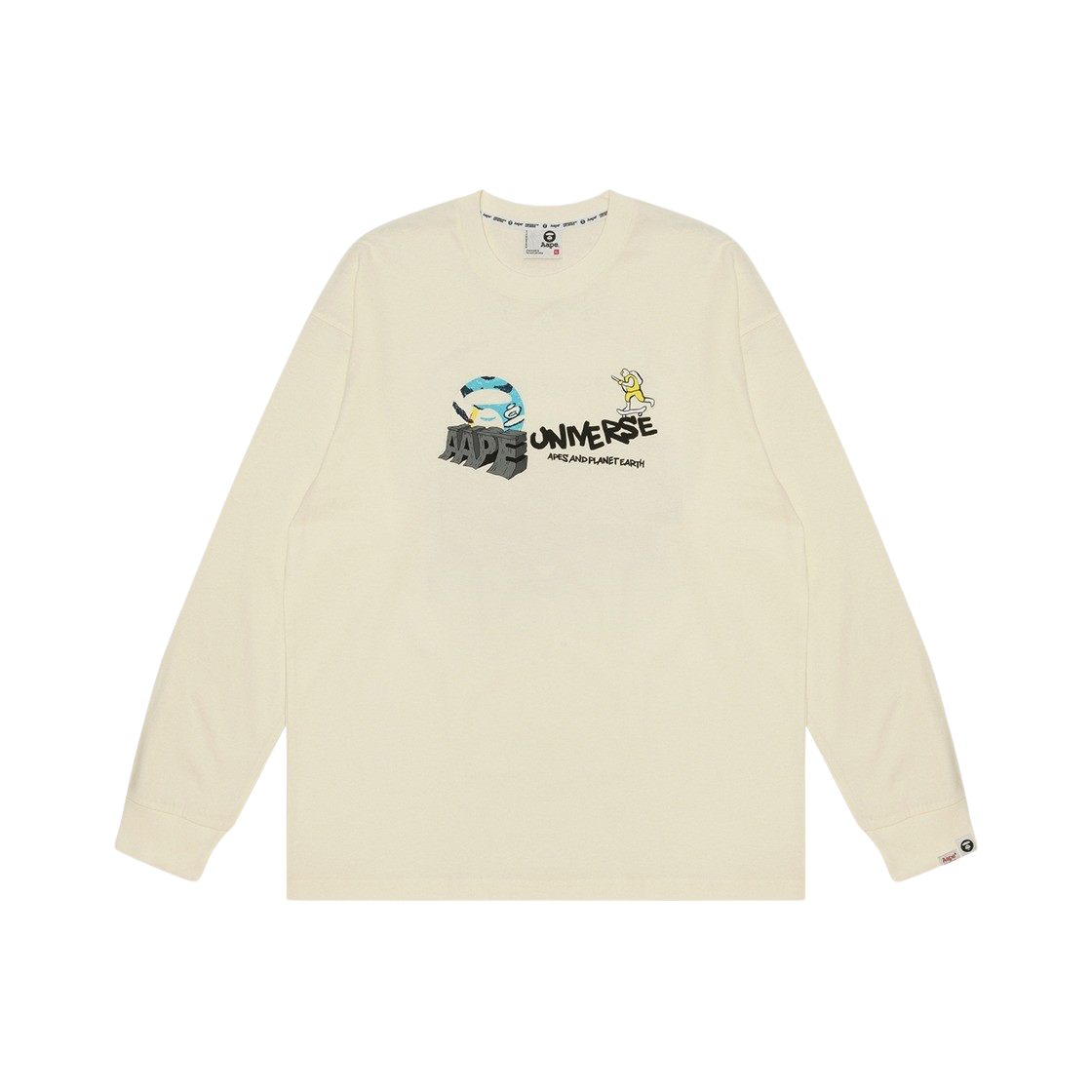 에이프 테마 롱 티 아이보리