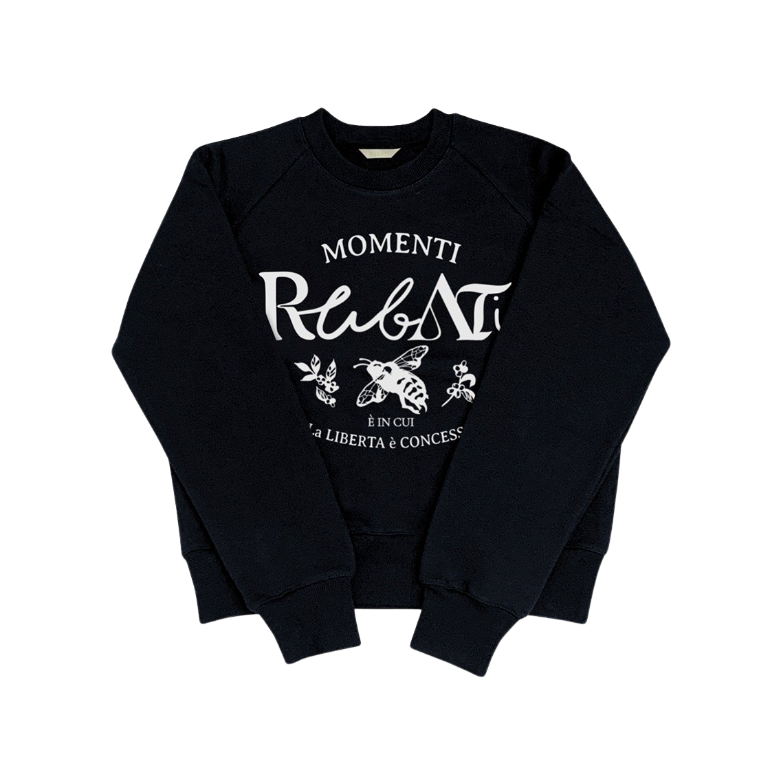 23SS1STSWEATSHIRT17 Rubati Honeybee Sweatshirt Black