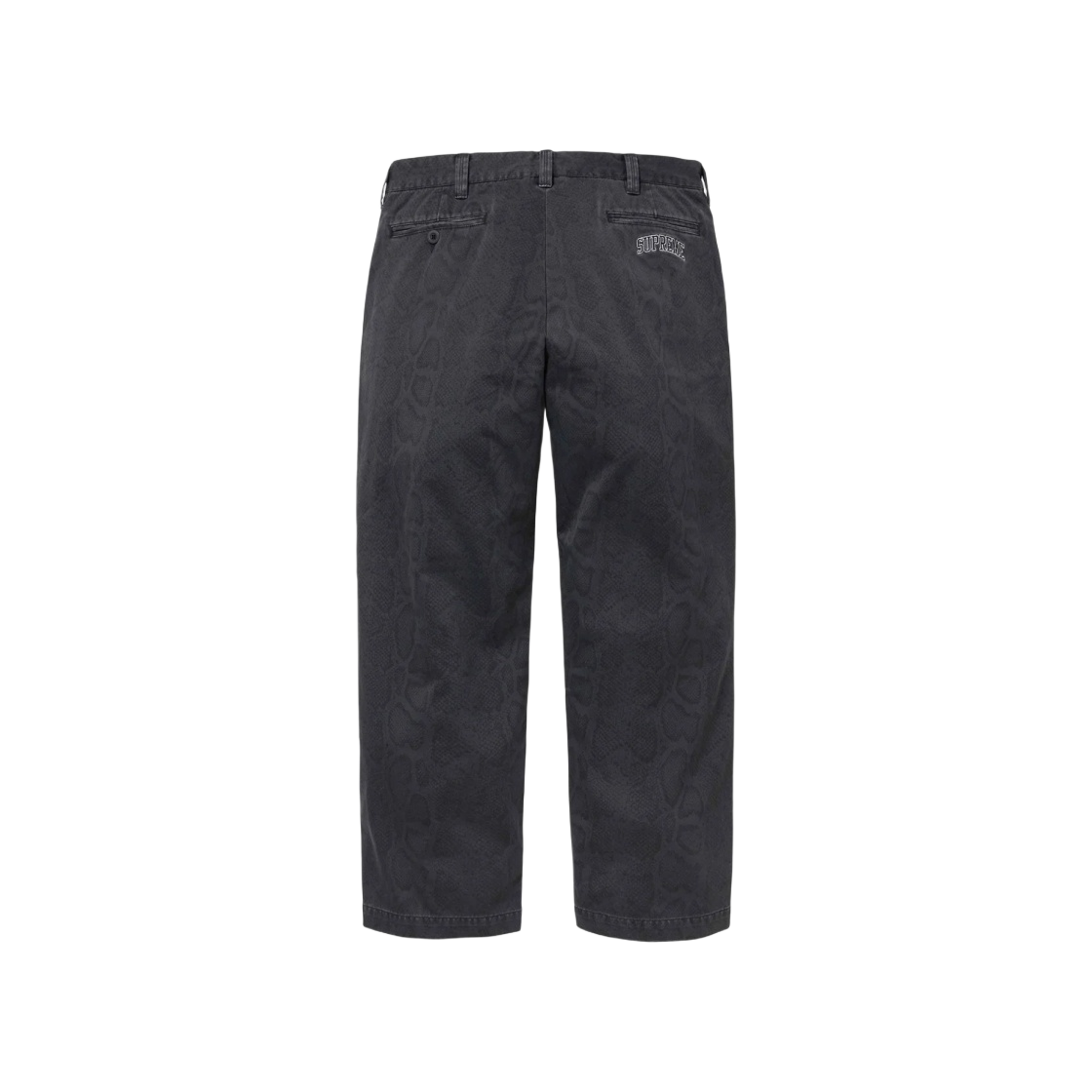 슈프림 스네이크 프린트 치노 팬츠 차콜 - 24SS | Supreme | KREAM 슈프림 스네이크 프린트 치노 팬츠 차콜 - 24SS | Supreme | KREAM
