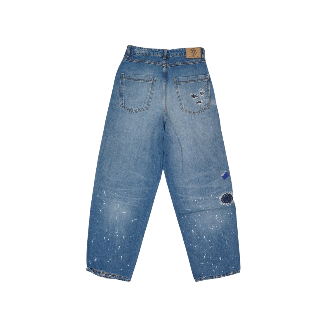 ☆韓国の人気☆Ader Error x Zara Barrel Leg Jean.s Blue☆ ☆韓国の人気☆Ader Error x Zara Barrel Leg Jean.s Blue