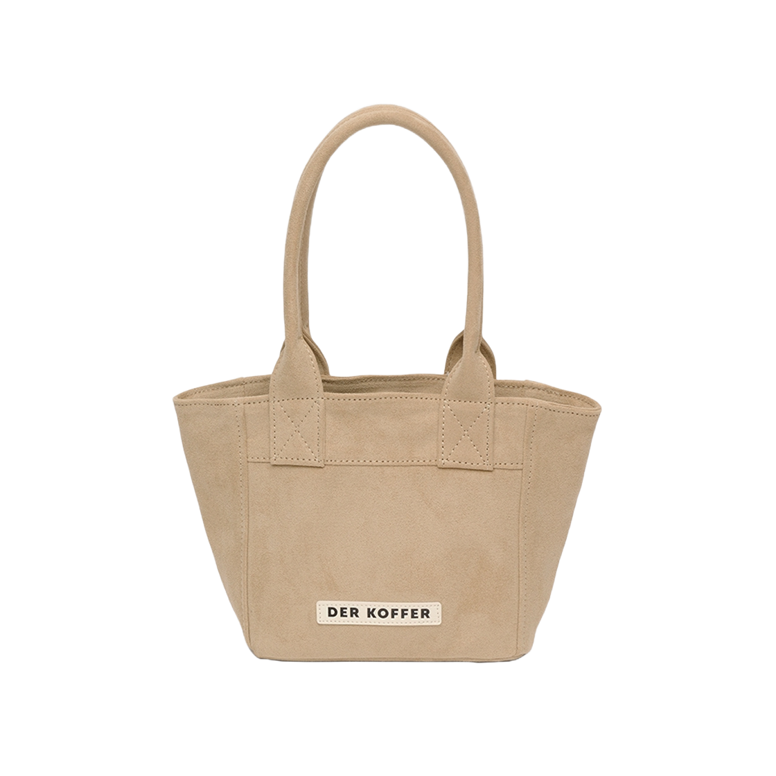 2434010602 Der koffer Shopper Suede Mini Beige