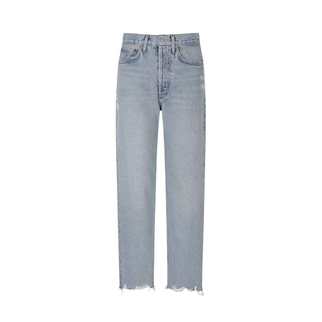 에이골디 우먼 90's 크롭 미드 라이즈 루즈 스트레이트 너브 - 24FW(Agolde Women 90's Crop Mid Rise Loose Straight Nerve - 24FW)